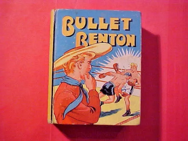 SCARCE Vintage 1939 Bullet Benton Big Little Book Comics Boxing 1169 M350