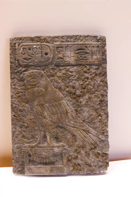 Beautiful Egyptian God Horus Wall Relief, Horus statue, Falcon God.