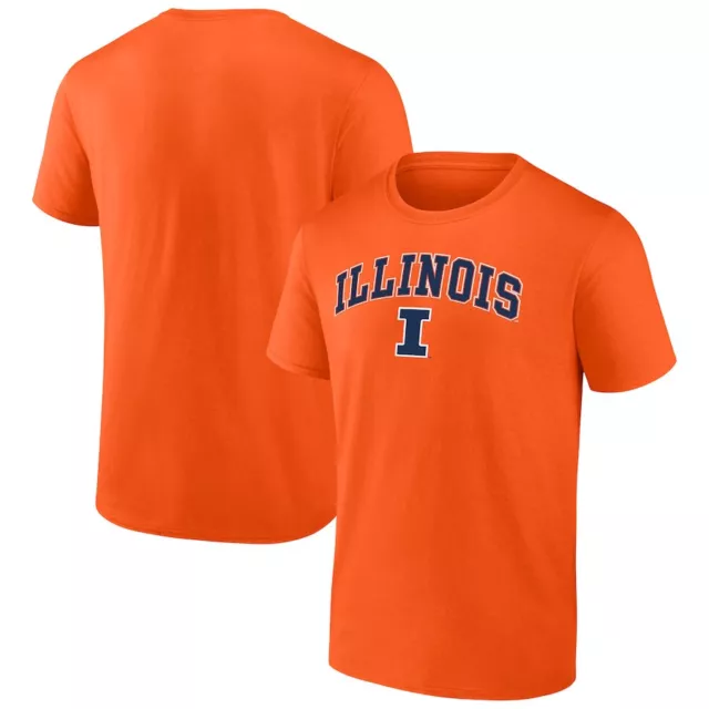 BEST PRICE-  Orange Illinois Fighting Illini Campus T-Shirt, Gift For Fans S-5XL