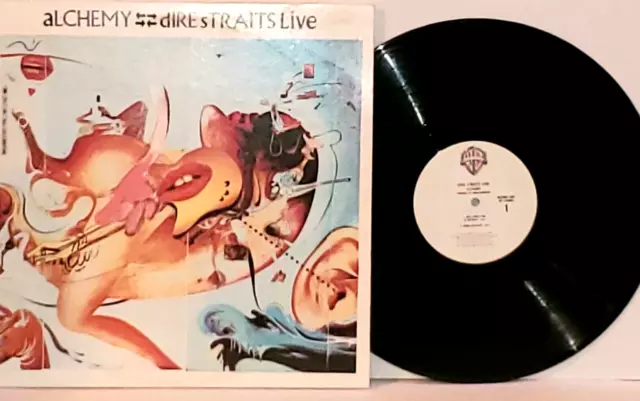 DIRE STRAITS Live Alchemy 2LP VG+ 1984 Columbia House WB 9W1-25085 Vinyl