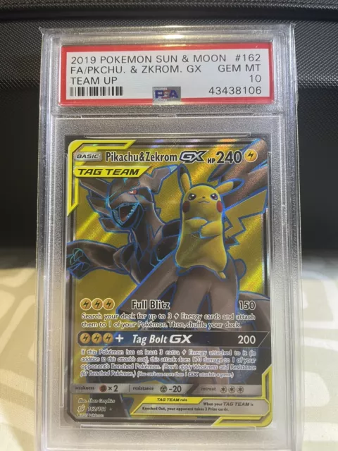 Pikachu & Zekrom GX - Team Up Pokémon card 162/181