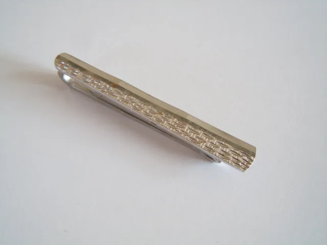 Pequeño de Color Plata Metal Alfiler Corbata Soporte Corbatas 4,1 G/4,2 X 0,6CM