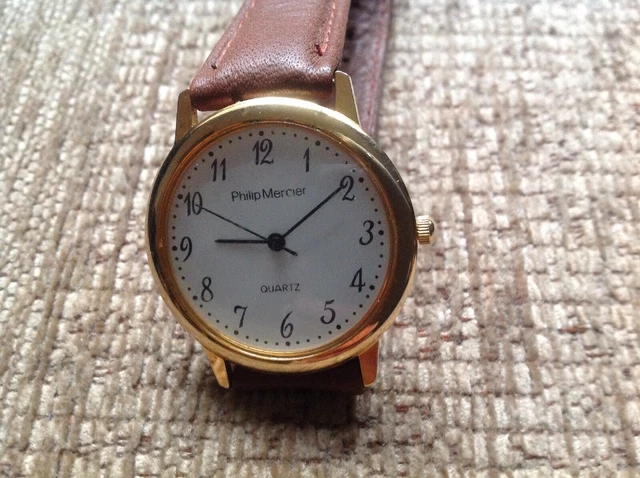 MEN S PHILIP MERCIER 1205 4136 Premiere Collection 18k Gold Plated