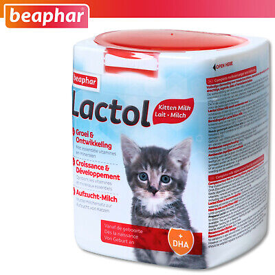 Beaphar 500 G Lactol Aufzucht-Milch pour Chats Chiots Chaton Lait en Poudre