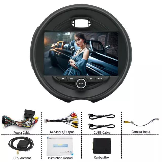 For BMW Mini Cooper F55 F56 2014-2021 Stereo Radio GPS Head Unit 9" Android 11.0 2
