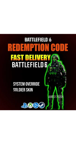BATTLEFIELD 6 SKIN | BF6 System Override Soldier Skin | Razer Code SENT ...