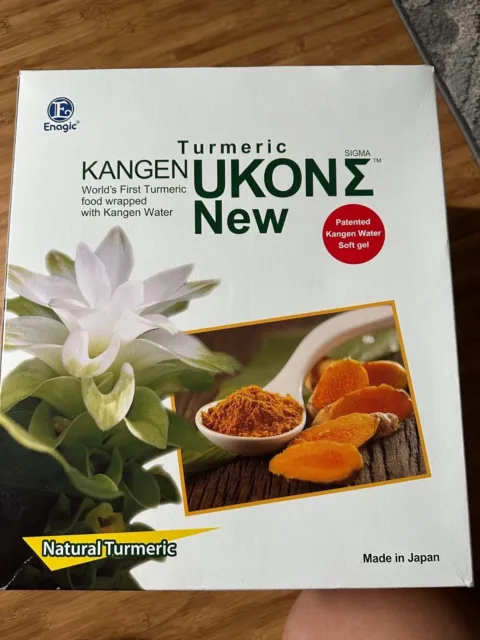 Enagic Turmeric Kangen Ukon Organic Multivitamins Vegeterian Capsules - 100 Ct