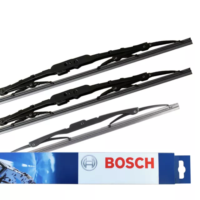 Bosch Superplus Front & Specific Rear Wiper Blades Genuine Windscreen Window Set