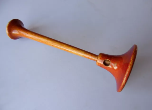 Vintage Wood STETHOSCOPE EAR TRUMPET Medical Monaural Doctor Tool