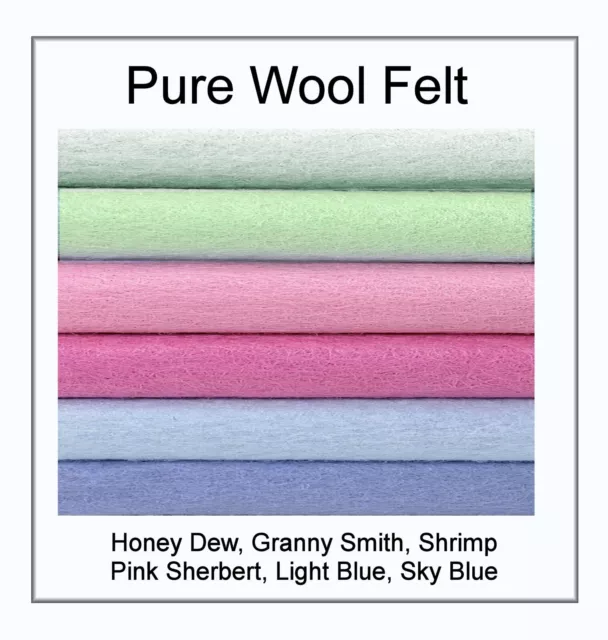 100% Merino Wool Felt, Premium Australian Felt - Non-Toxic - Australian Supplier
