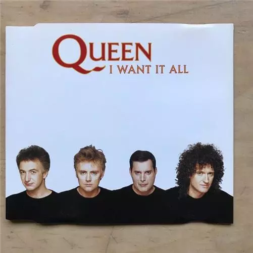 QUEEN I WANT IT ALL CD SINGLE 1989 PICTURE CD album + single version + hang on i