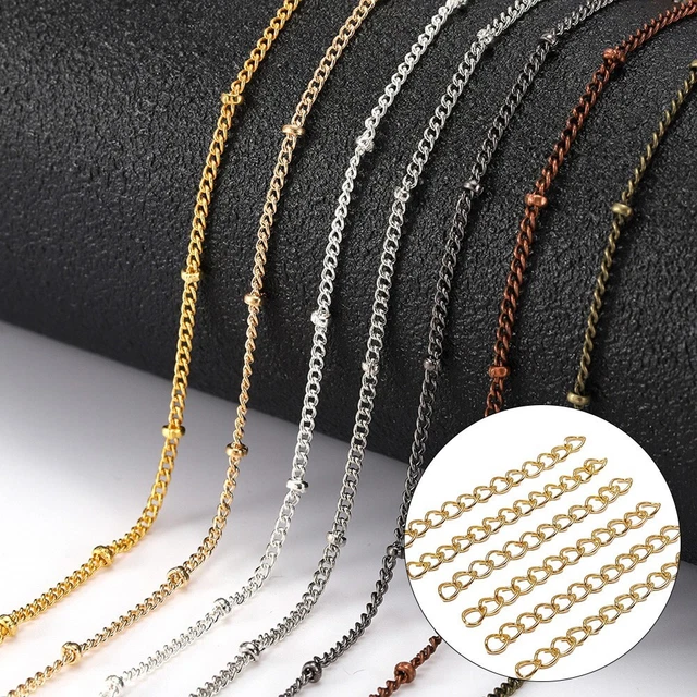 Accessoire de fabrication de bijoux à faire soi-même 100 pièces collier en fe