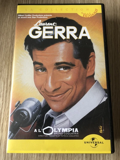 Cassette Vidéo Vhs Laurent Gerra À L’olympia Humour Rare