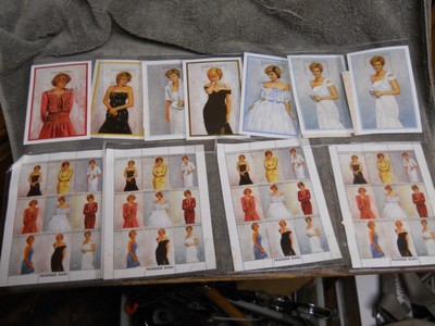 LOT Of Commemorative Princess Diana DRESSES Post Stamps And Sheets W/ COA