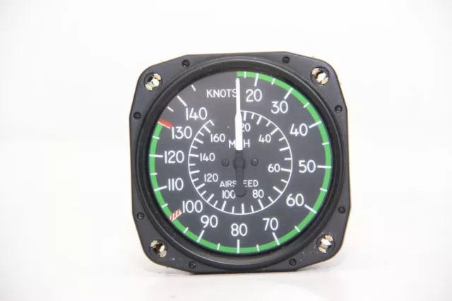 United Instruments Airspeed Indicator Gauge, P/N: 8000 / C599-1