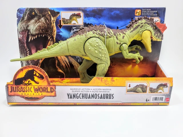 JURASSIC WORLD DOMINION Yangchuanosaurus action massive par Mattel Toys 2022 EUR 22,04