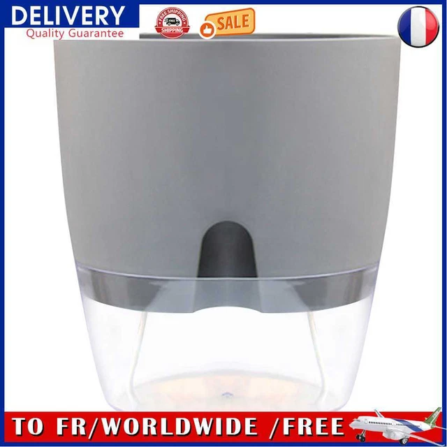 Watering Planter Self Watering Flower Pot Water Storage Basin (8.2cm)