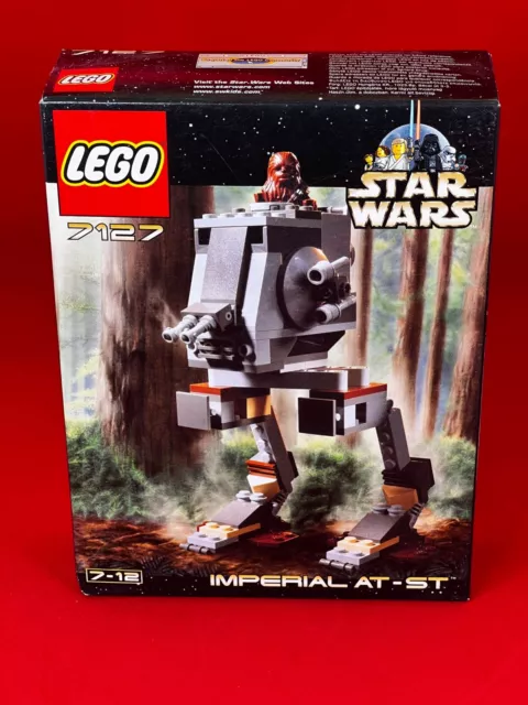 LEGO Star Wars 7127 – IMPERIAL AT-ST. 2001 Rare Vintage, Factory Sealed