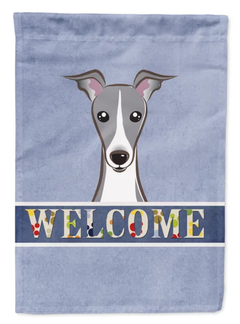Italian Greyhound Welcome Flag Garden Size BB1422GF