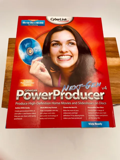 Cyberlink Next-Gen Power Producer Power Director Express film software