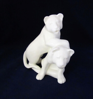 1987 Royal Doulton, Images of Nature, "Playful" Cubs Figurine, HN3534