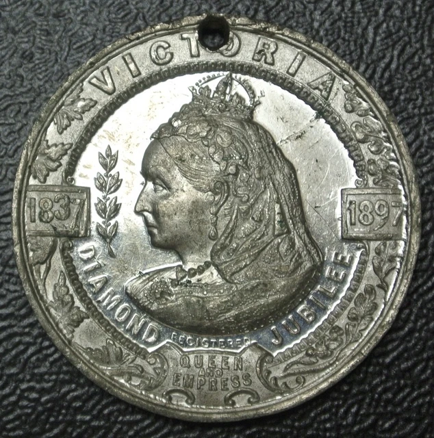 1837-1897 QUEEN VICTORIA DIAMOND JUBILEE MEDAL -Canada