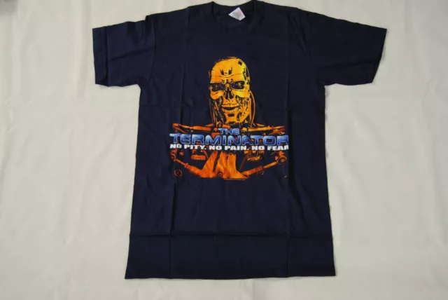 Terminator No Fear T Shirt Petit Neuf Official Film Arnie Sarah Connor