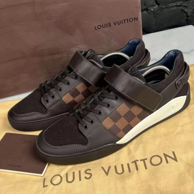 Louis Vuitton Rivoli sneaker graphite damier 7.5 LV or 8.5 US 41.5 EUR  MS0179 *