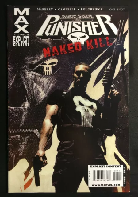 Punisher MAX Naked Kill 1 ONE SHOT FRANK CASTLE TIM BRADSTREET COVER MARVEL