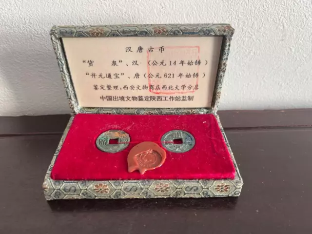 Chinese Hang and Tang Dynasty Coin 貨泉  开元通宝 / W 12[cm] / Qing Ming Yuan Song