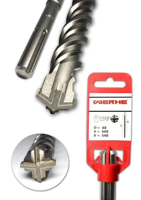 Acheter Foret à percussion SDS-plus EUROFAST 4 spirales