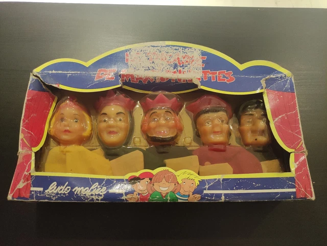 Lot De 6 Marionnettes à Fils Anciennes - Années 30 à 50 - Vintage