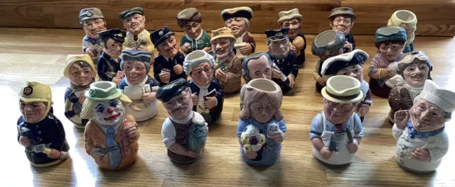 Royal Doulton - Full Set Of 25 Doultonville Character Jugs - Excellent Condition