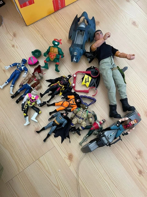 90S BATMAN ROBIN Turtles Action Man Power Rangers Biker Mice from Mars ...