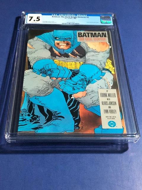 Batman Dark Knight Returns # 2 (1986) CGC 7.5 WHITE Pages VF-