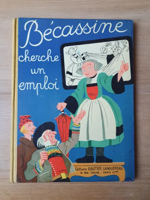 Becassine  Cherche Un Emploi  Pinchon  1937   Eo Tbe