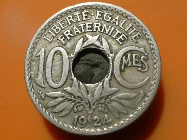 10 Centimes - Lindauer - 1924 Poissy - Recherchee & Qualite Tb+ !