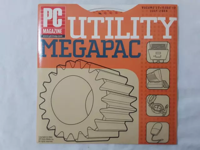 2004 CD-ROM retro cargador de PC utilidad Megapac envío gratuito Magicworld thinktank