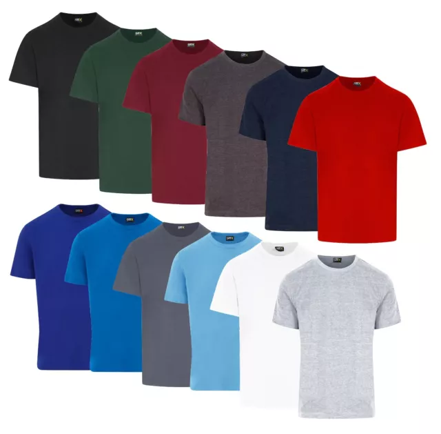 Pro RTX Pro 50/50 Polycotton Crew Neck Short Sleeve Tee T-Shirt XS to 6XL