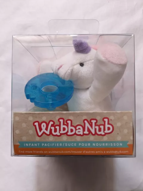 WubbaNub Infant Pacifier Unicorn Plush Toy Baby Infant Brand New In Box NIB