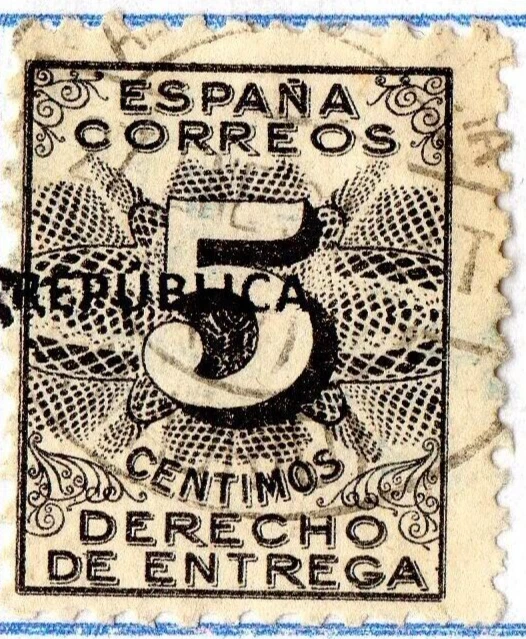 ESPAGNE! timbres anciens surcharges émission républicaine d'Alméria depuis 1931