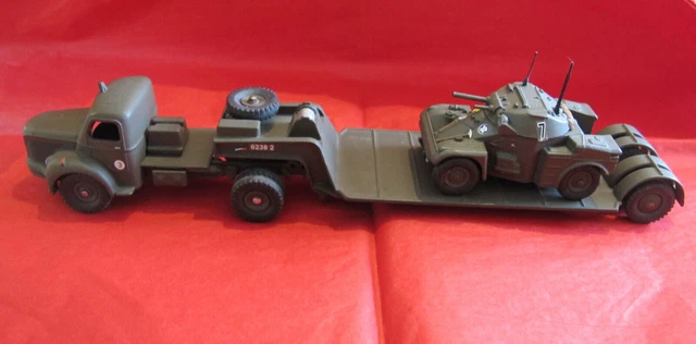 DINKY CODE 3 Super Porte Char Berliet Glm 10 Avec Son Panhard Aml 1/43 ...