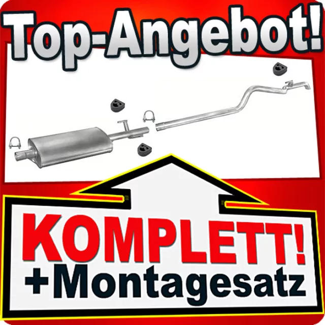 Auspuff für MERCEDES SPRINTER 210 212 310 312 D LWB mit KAT Auspuffanlage