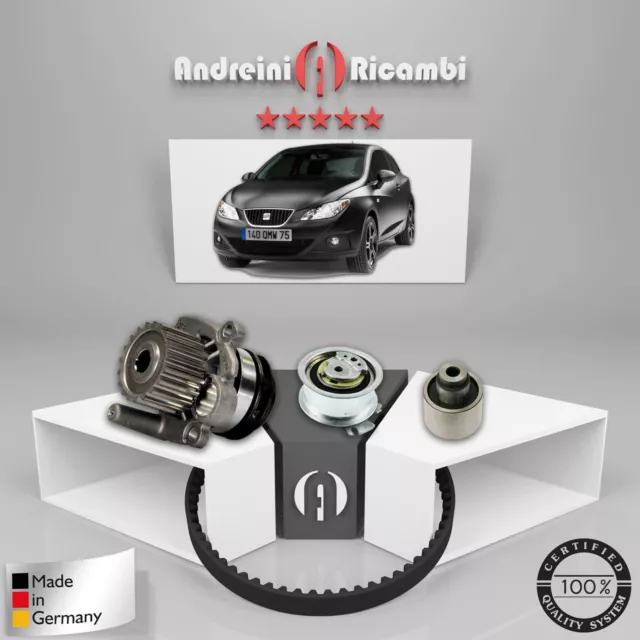 Kit Distribuzione + Pompa Acqua Seat Ibiza Iv 1.9 Tdi 77Kw 105Cv 2009 ->