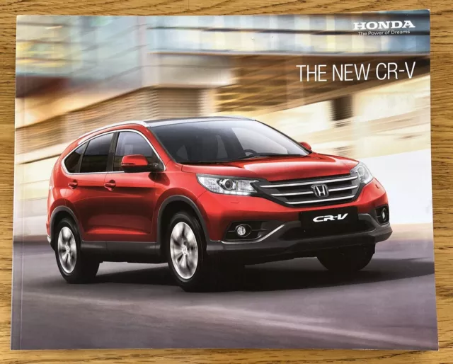 Honda CR-V UK Sales Brochure 2013