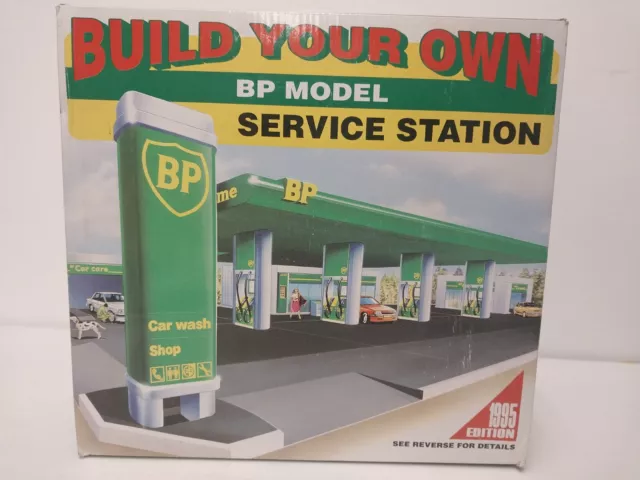 BP 41403 Build Your Own Model Service Station. NOB Sealed Bags. 1995 Edition