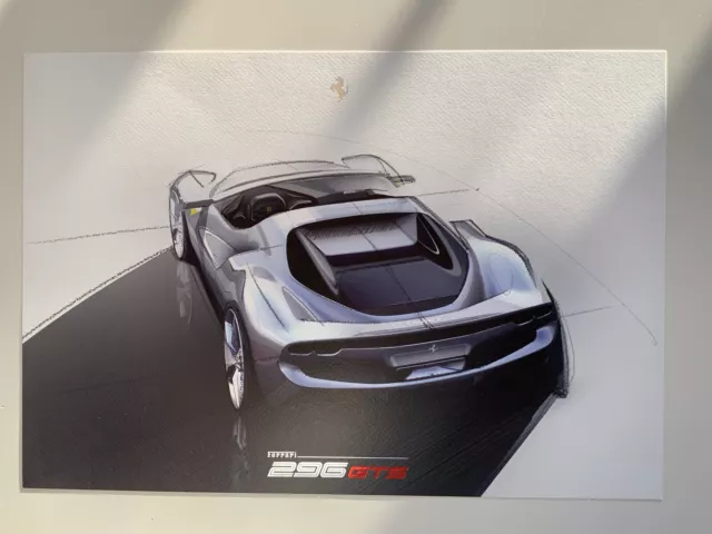 Ferrari 296GTS Bild Zeichnung #original von Ferrari#