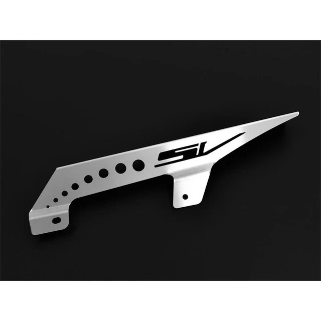 Compatibile Con Suzuki Sv 1000 SV1000 S Bj 2003 Protezione Catena Logo Argento