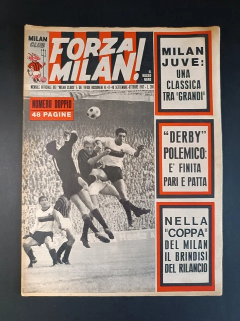 rivista FORZA MILAN - Milan Clubs - anno 1974 n 2 (A) Chiarugi