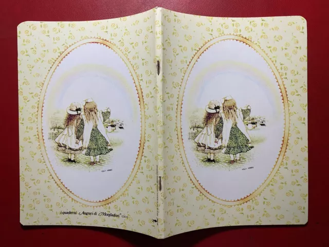 HOLLY HOBBIE Quaderno scuola A5 quadretti Mondadori (1977) copybook vintage